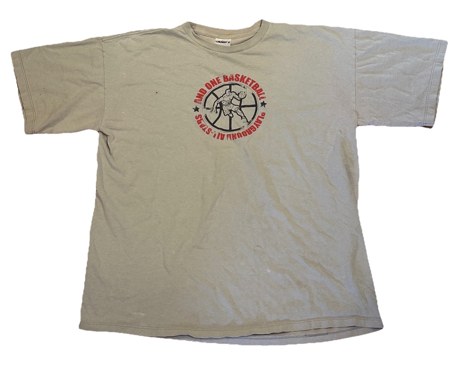Vintage AND1 Basketball 1990s T-shirt Streetball Streetwear Men's XL Rare Shirt gallery