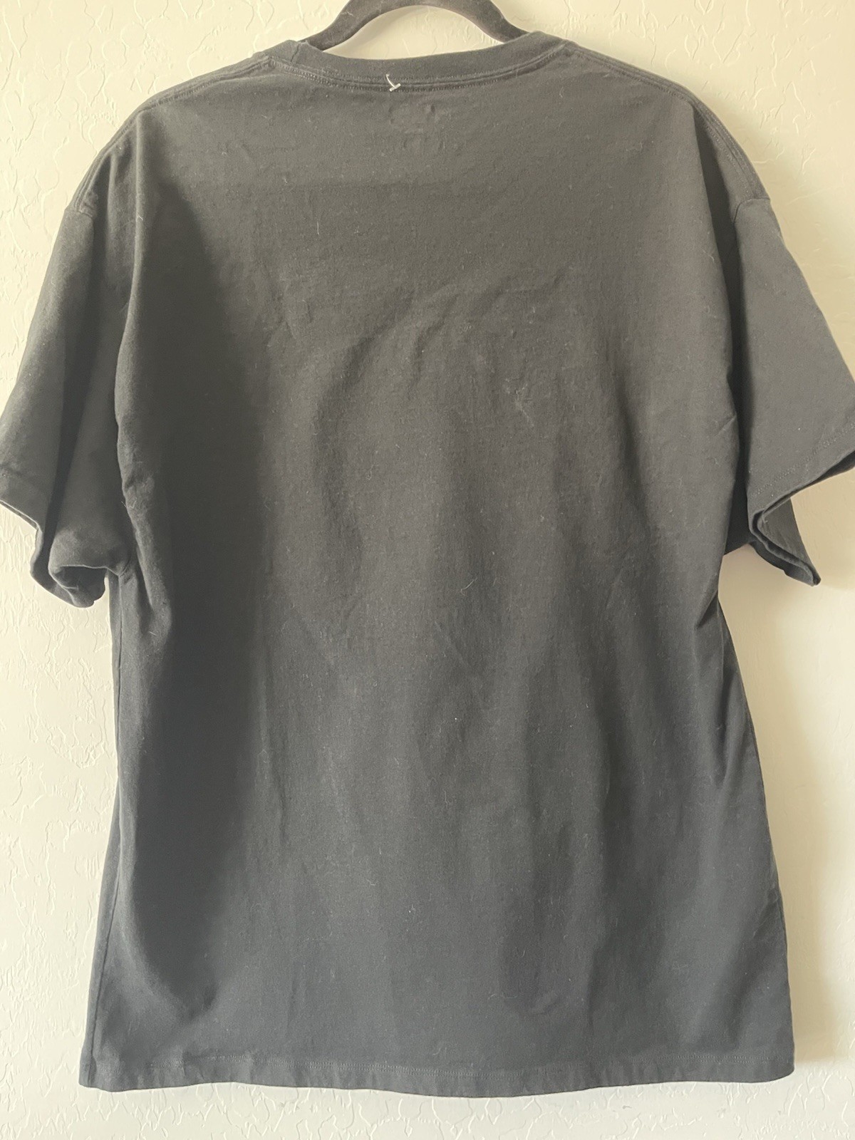 Champion Men's T-Shirt XL Short Sleeve Black Neon Yellow Logo Shipped Same Day gallery