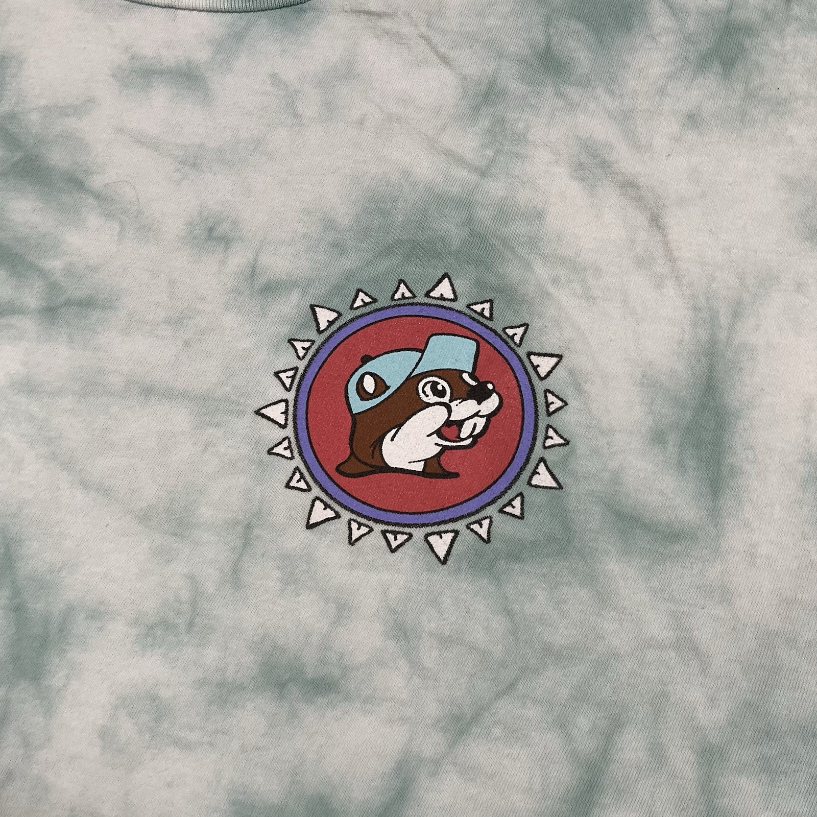 Bucees Shirt Mens 2XL Tie Dye Beach Outdoor Logo Beaver Short Sleeve gallery