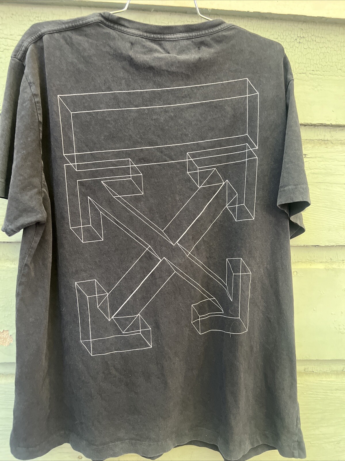 main label off-white 2013 fall winter white arrows on back men's Over Size gallery