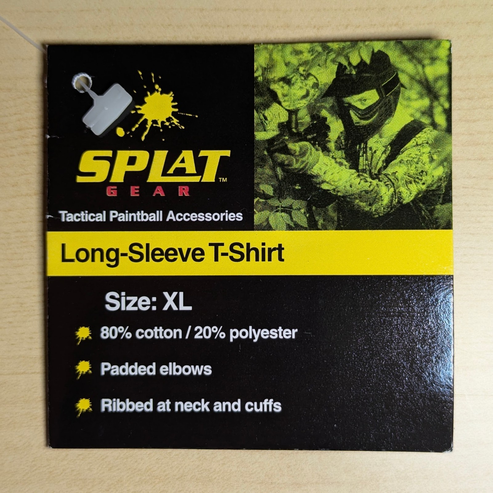 Gerber Splat Gear Men's Tactical Paintball Long Sleeve T-shirt XL Elbow Pads gallery