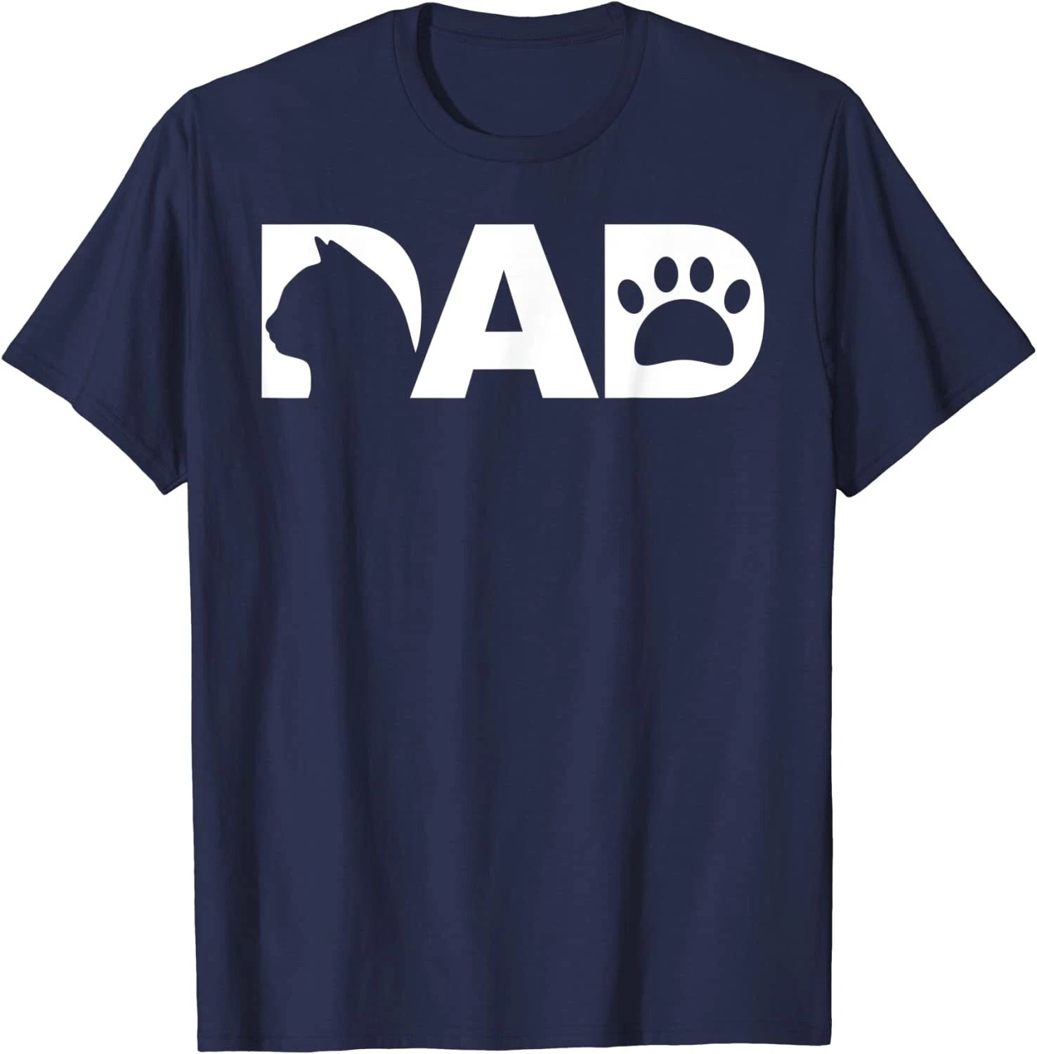Cat Dad T-Shirt Funny Gift Father's Day Cat Lover Unisex T-Shirt gallery