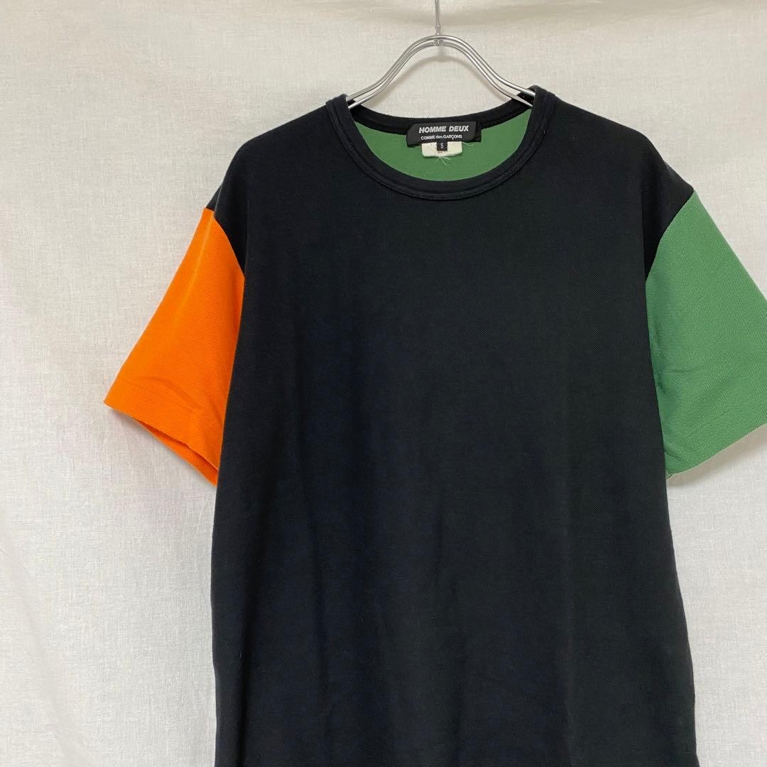 Comme des Garcons Homme Deux Pique Color Block T-Shirt Size S gallery