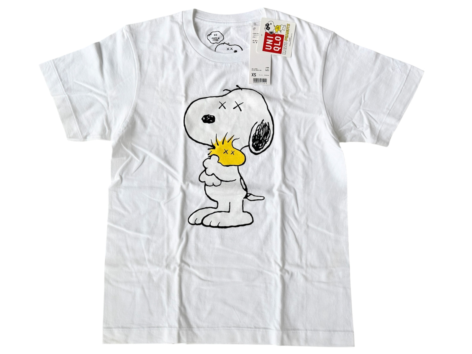 KAWS x PEANUTS Snoopy x UNIQLO NWT T-Shirt Size XS White