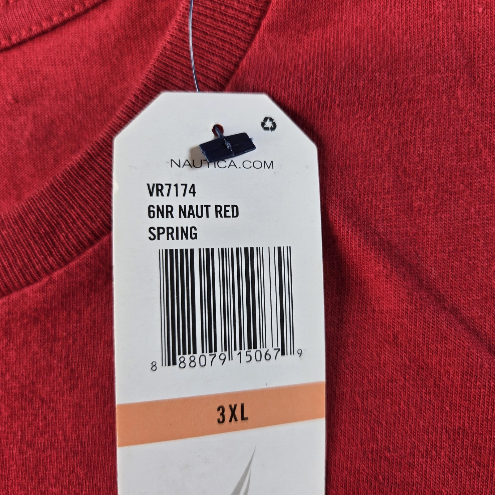 Nautica Shirt Mens 3XL Red NS83 Sailing Graphic Crewneck Cotton Jersey Tagless gallery