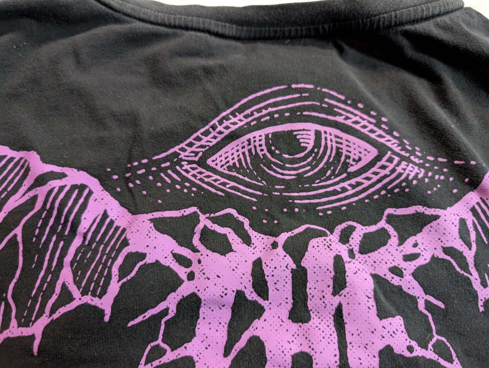 Killstar The Future is Uncertain Short Sleeve Black Graphic T-Shirt Large gallery