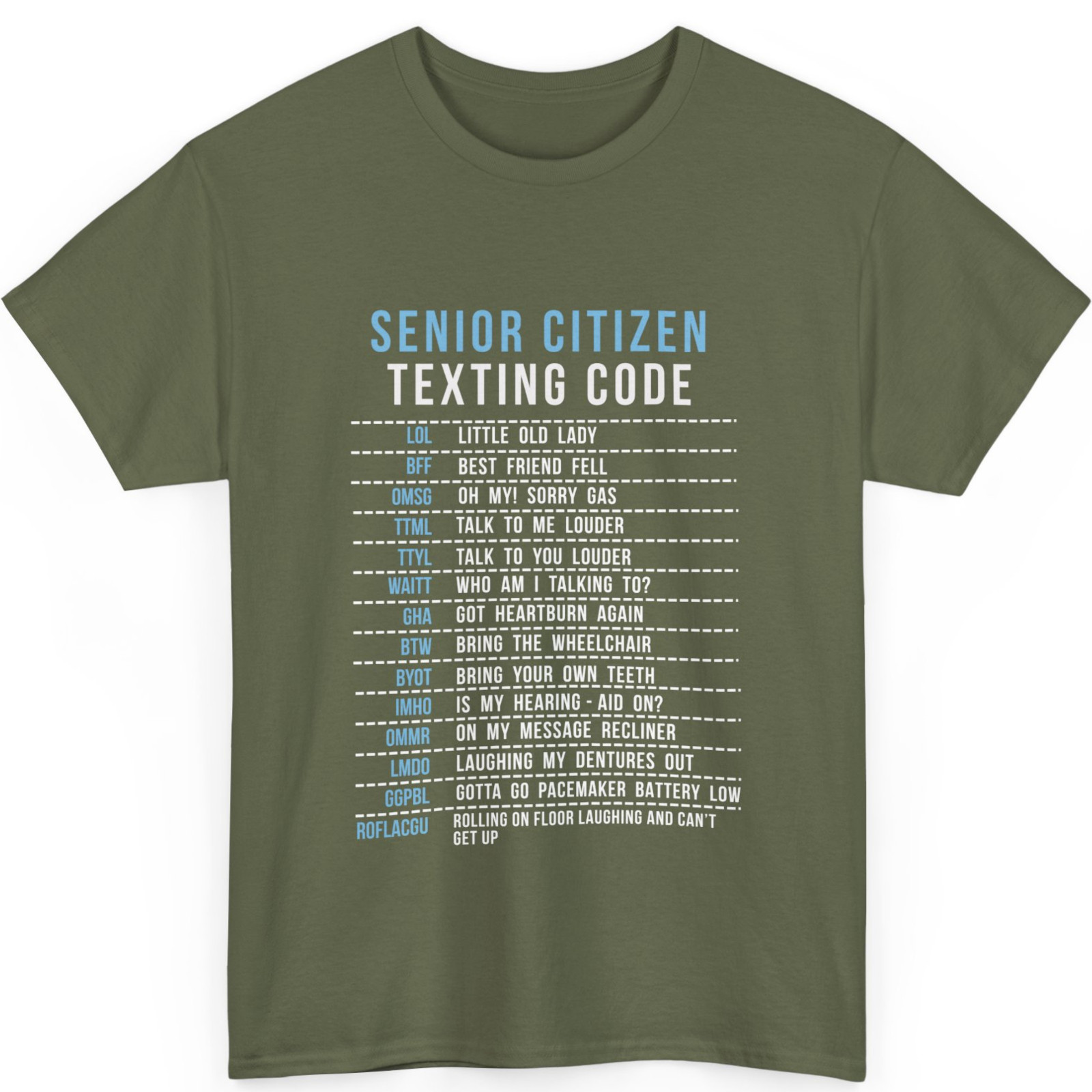 Senior Citizen Texting Code Cool Funny Old People Fun Unisex Crewneck Sweatshirt gallery