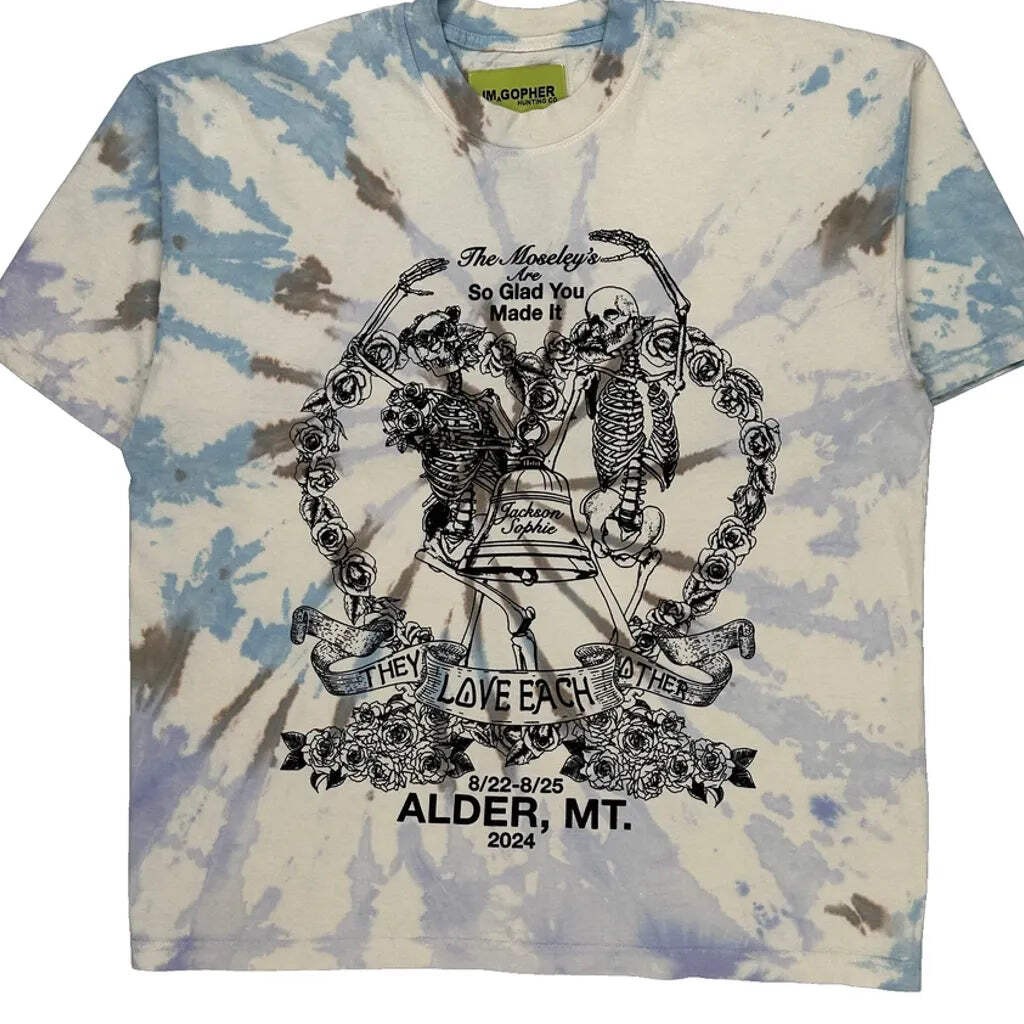 Wedding Event Unbranded Tie-Dye T-Shirt - 2XL Multicoloured Cotton gallery