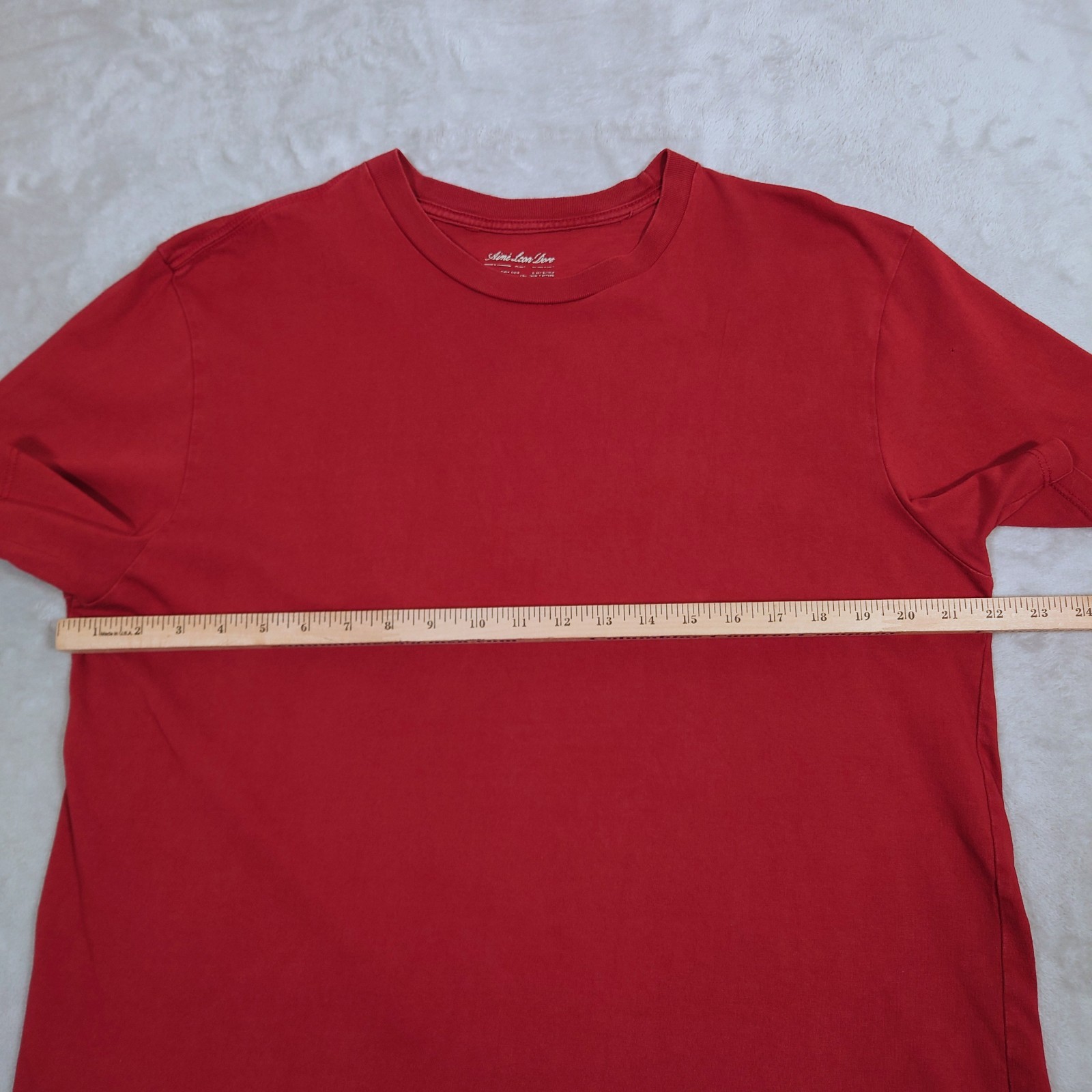Aime Leon Dore T-Shirt Mens XL Faded Red Tee Blank Streetwear gallery