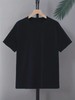 Men's Classic Solid Plain Cotton Round Hem Scallop Essentials Tshirt S-2XL gallery
