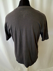 Fender Distressed Guitar Logo Graphic T-Shirt Retro Music Band Grey Large A283