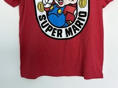 New Nintendo Red Super Mario With Coins T-Shirt Size M