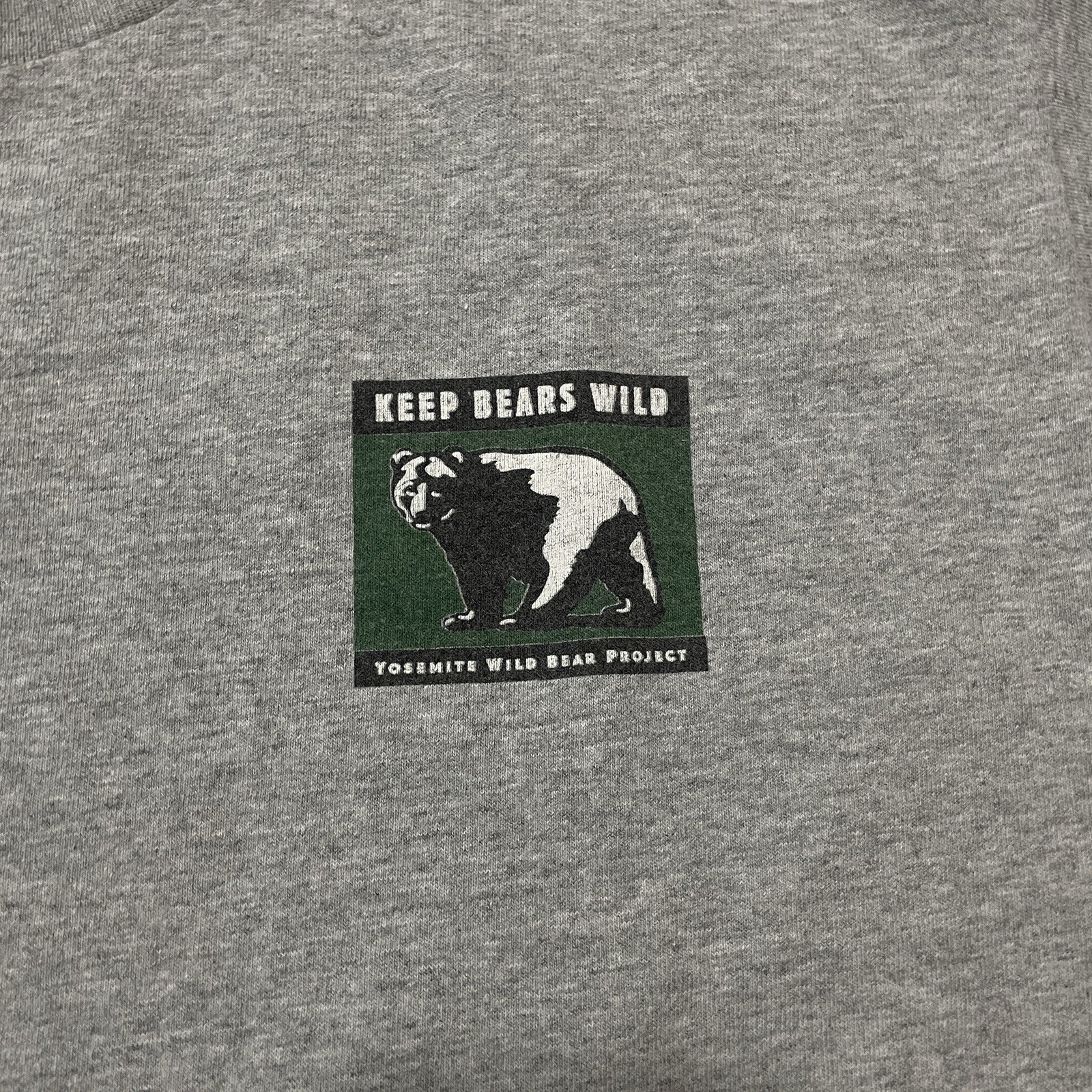 Vtg Yosemite National Park Bear T-Shirt Mens Large Gray Humor Cartoon Phil Frank gallery