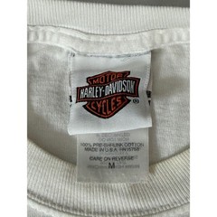Harley-Davidson 105th Anniversary Long Sleeve Shirt White Smoky Mountain Mens M