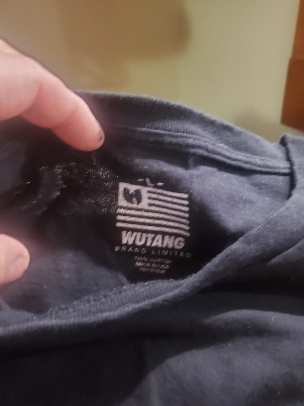 Rare Wutang Brand Limited T Shirt Tiger Camo Front Pocket Size L gallery