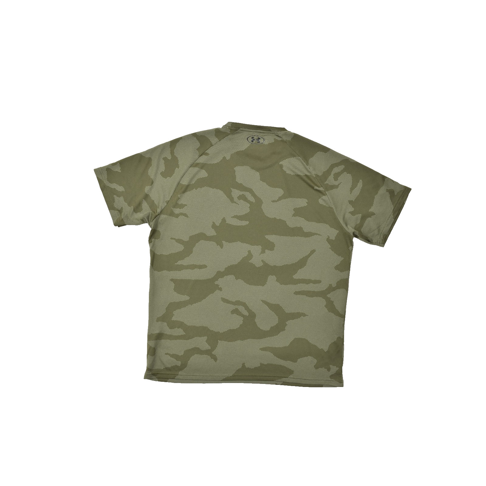 Under Armour Men XL Green Camo Seamless Performance Training T-Shirt Loose Fit gallery