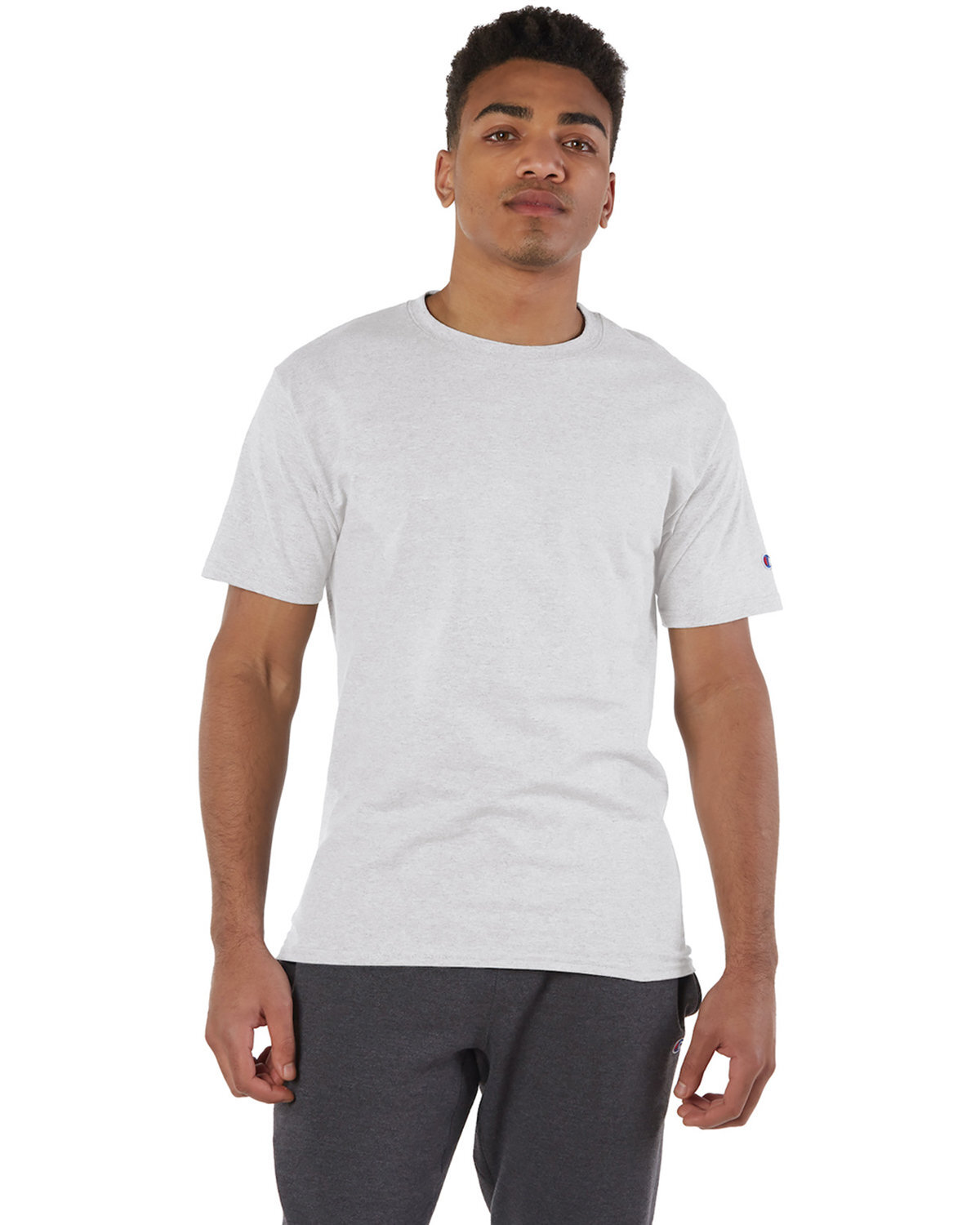 Pack Of 3 Champion T525C Mens Short Sleeve Crew Neck Stylish Plain Blank T-Shirt gallery