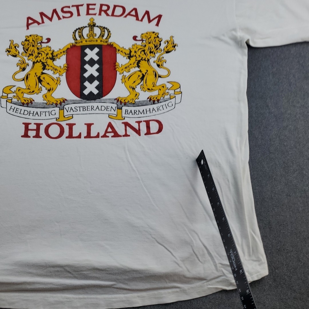 Vintage Amsterdam Holland T Shirt Mens White Size See Measurement gallery