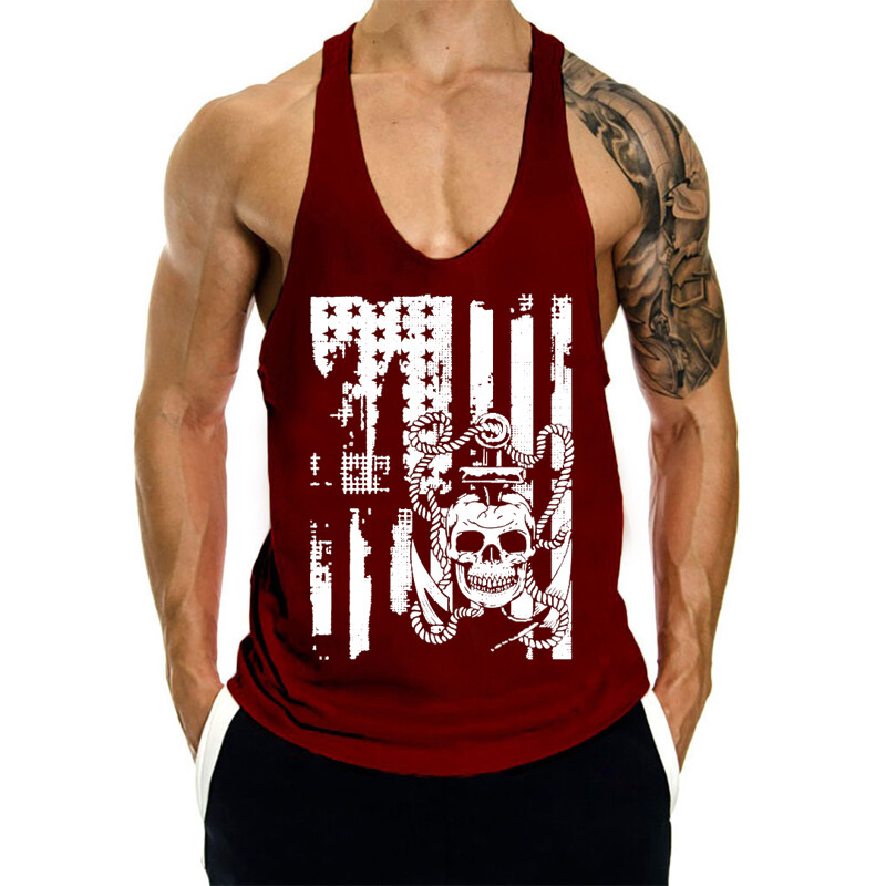 Men'S Tank Top Gym Tank Top Fitness Men'S Fitness BodybuildingClothing Vest gallery