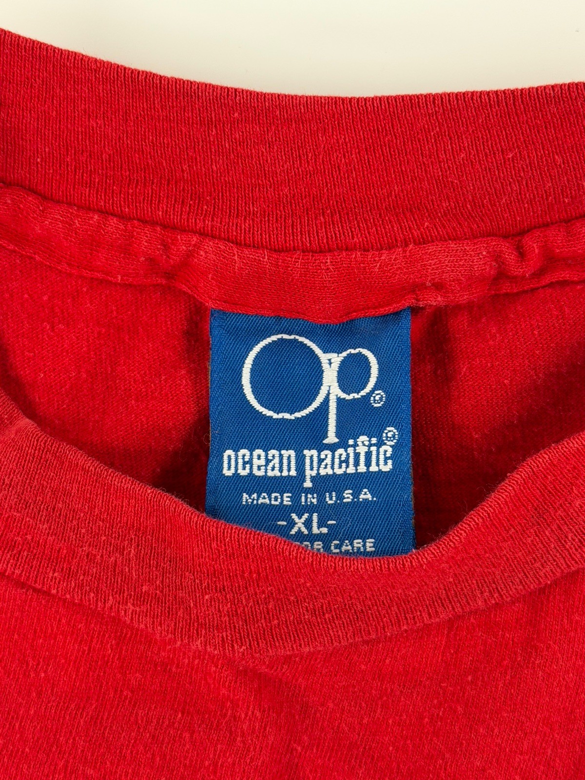 RARE Vintage 80s Op Ocean Pacific Banzai Pipeline Hawaii Surf T-Shirt SIZE XL gallery
