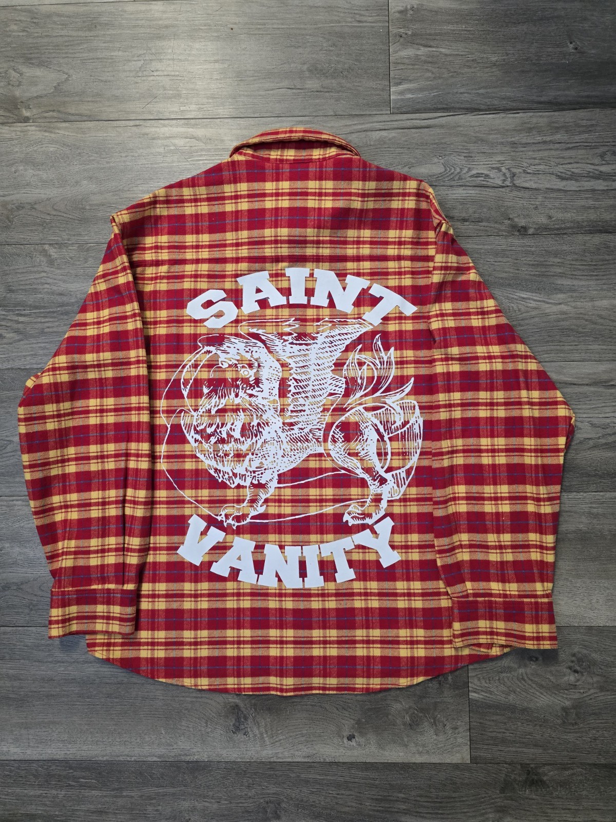 Saint Vanity Flannel Red/Yellow gallery