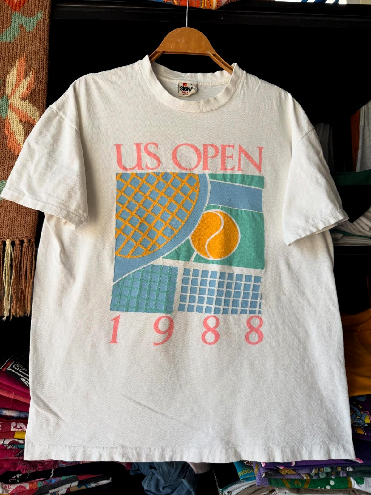 US Open 1988 Vintage Tennis Championship Graphic T-Shirt, All size S-5XL gallery