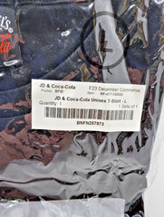 JACK DANIELS X COCA-COLA COLLABORATION LOGO TEE (SIZE L) NWT