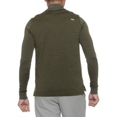KJUS Liam TechWool Shirt Half Zip Long Sleeve Dark Olive L & XL- NWT