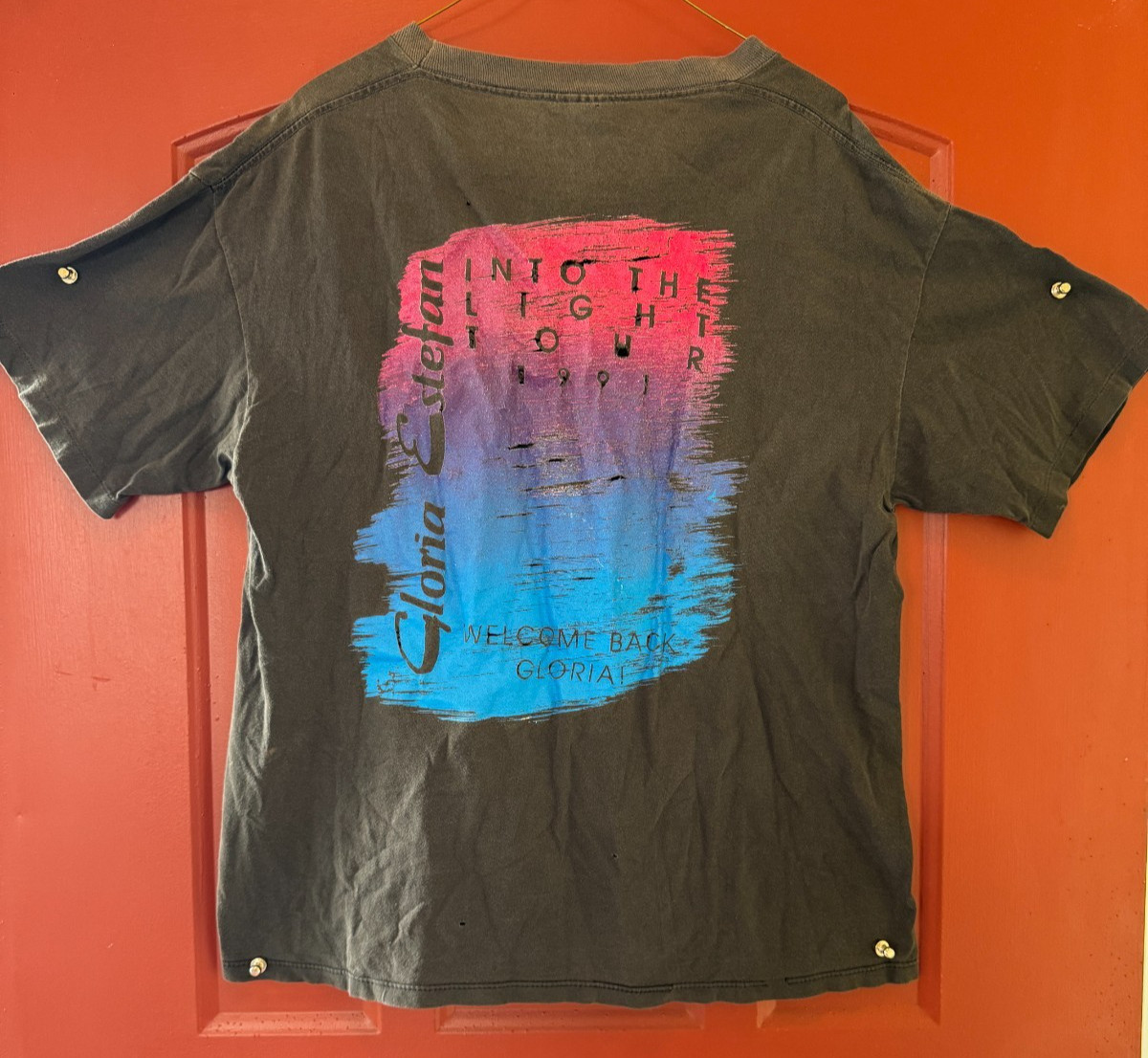 1991 GLORIA ESTEFAN BROCKUM SIZE XL (22x27) *SEE DESCRIPTION* CONCERT TOUR SHIRT gallery