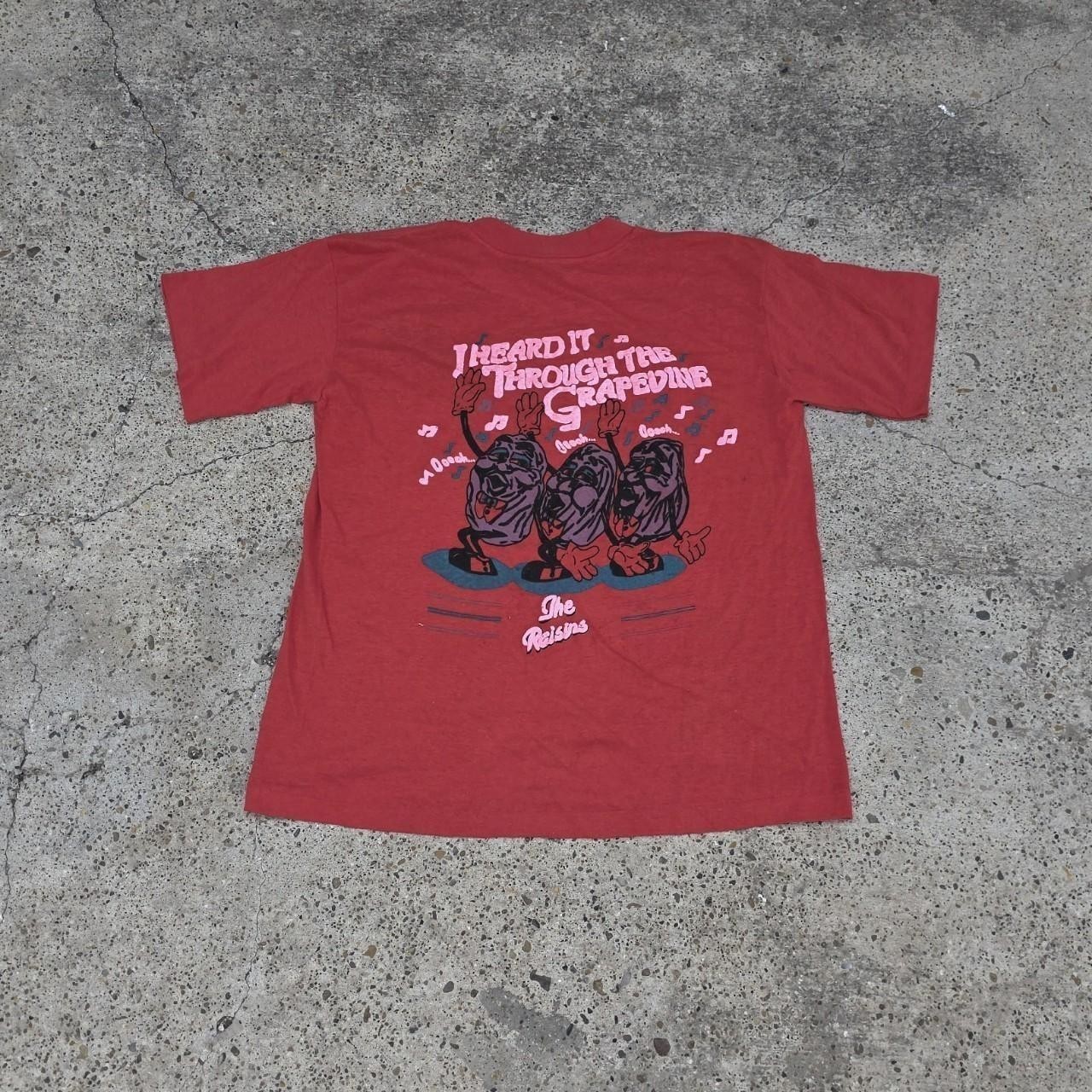 Vintage California Raisins Heard it through Grapevine Single Stitch T Shirt M