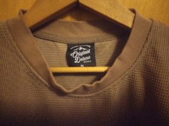 Original Deluxe Supply Brown Waffle Knit Short Sleeve Shirt Men’s Size XL