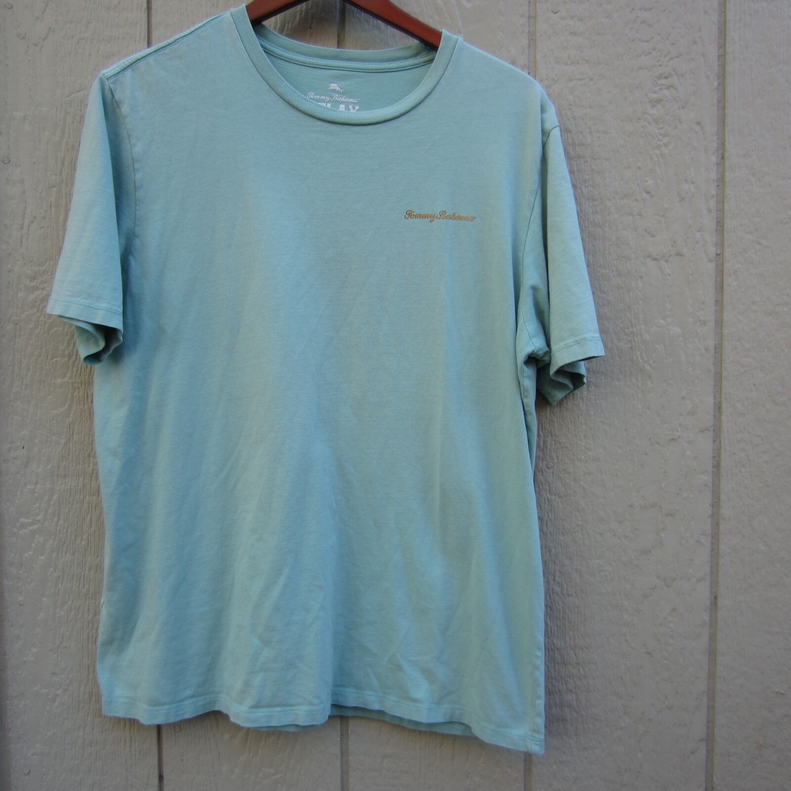 Tommy Bahama Shirts Mens L Green UPS 50 Relax Whats Yacht To Like Graphic Hiking gallery