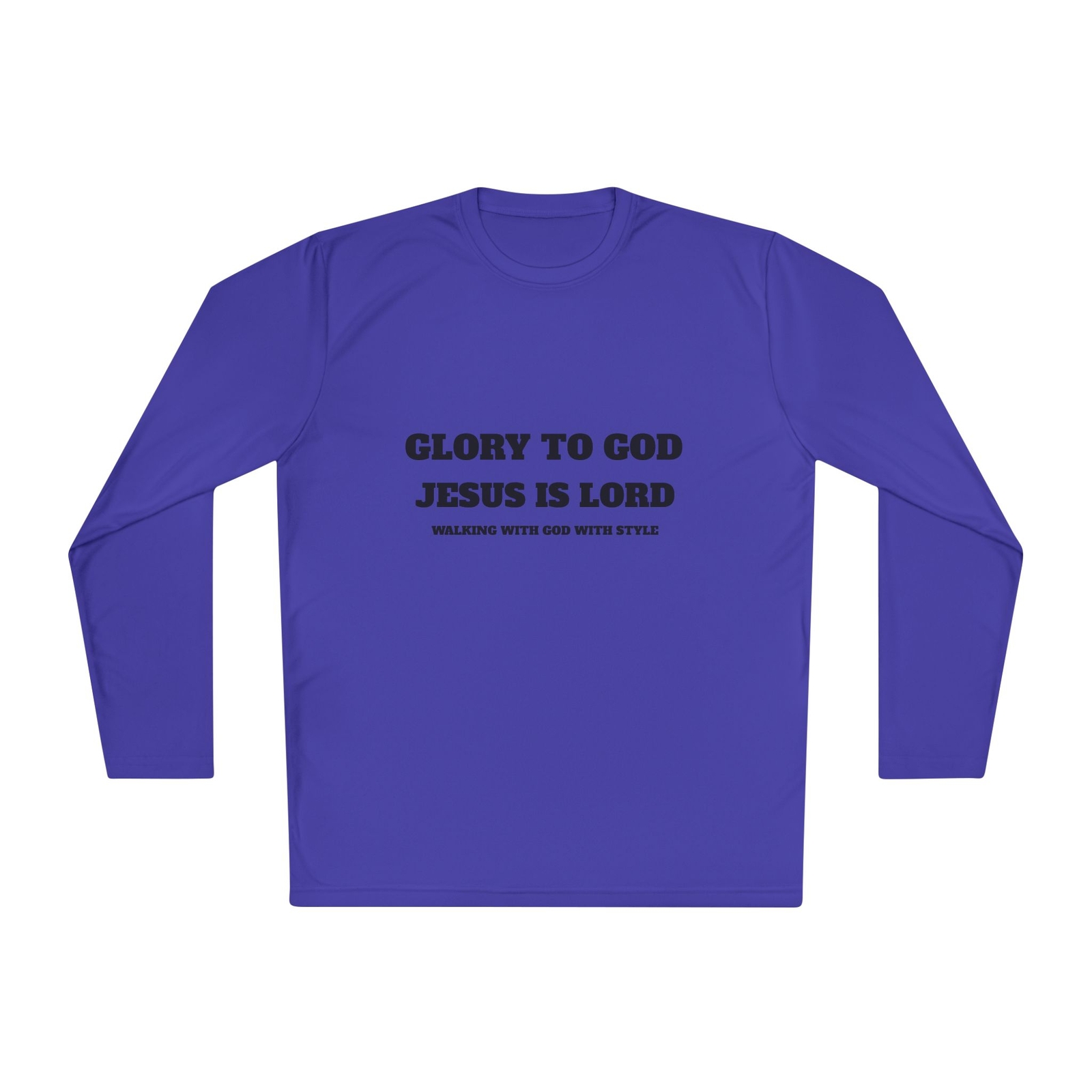 Unisex Lightweight Long Sleeve Tee (Black) (other colors) gallery