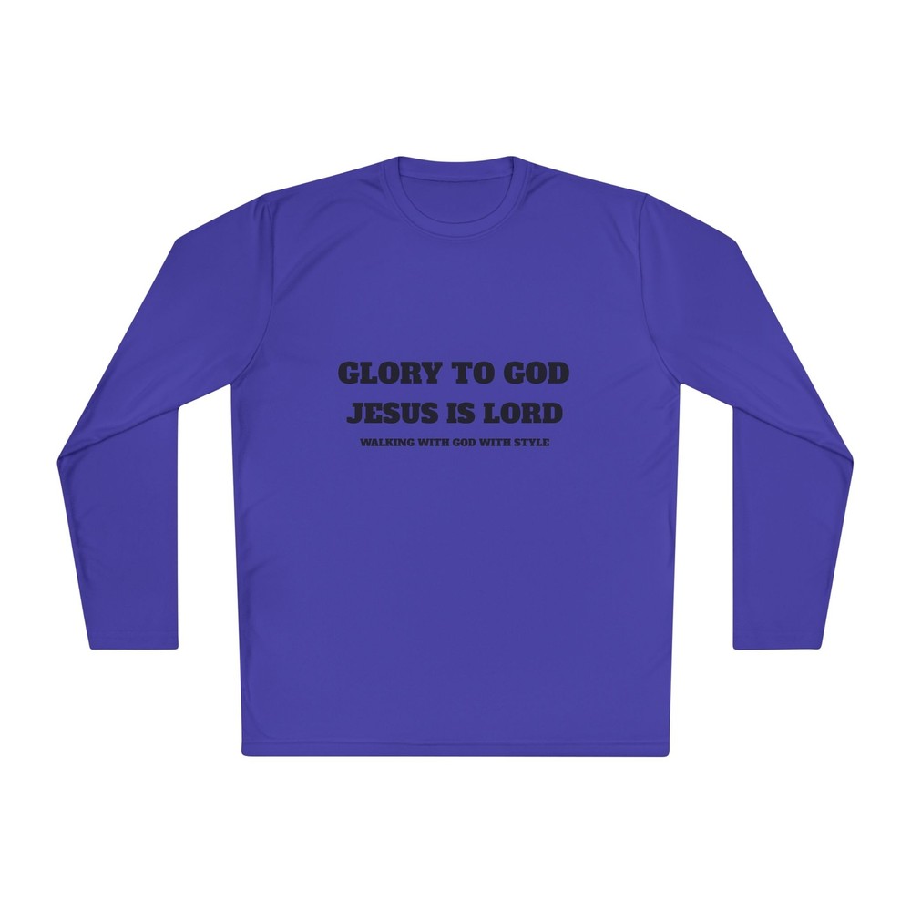 Unisex Lightweight Long Sleeve Tee (Black) (other colors)
