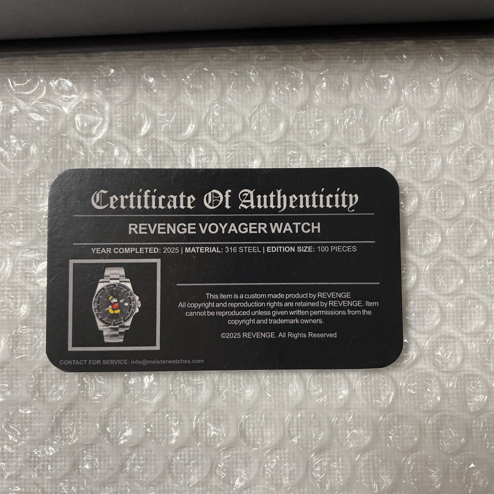 Revenge xxxtentacion "Don't kill your friends" Watch (only 100 made) One size gallery