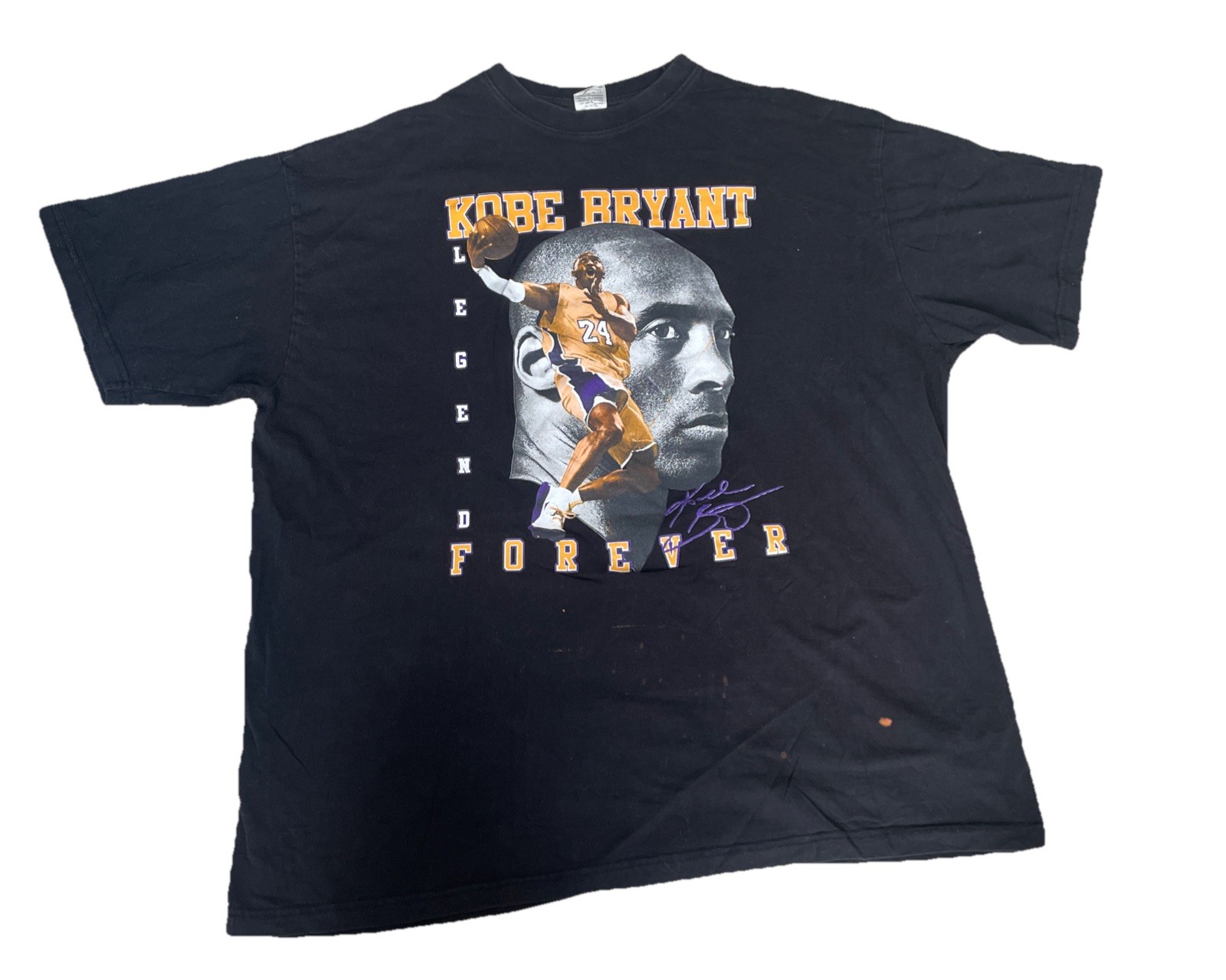 Vintage Kobe Bryant ‘Legends Forever’ Graphic T-Shirt Men’s 3XL *See Description