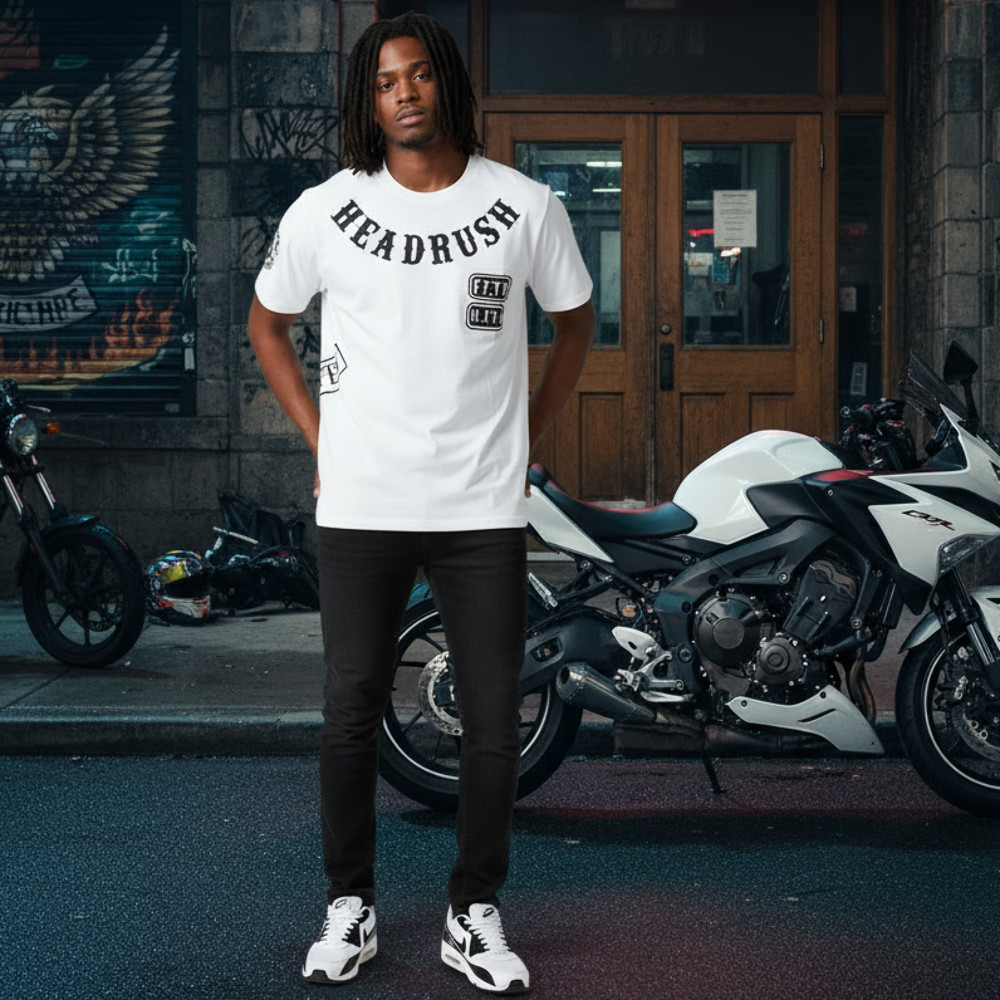 *HEADRUSH* (White) ~Chosen Few~ Short Sleeve T-Shirts