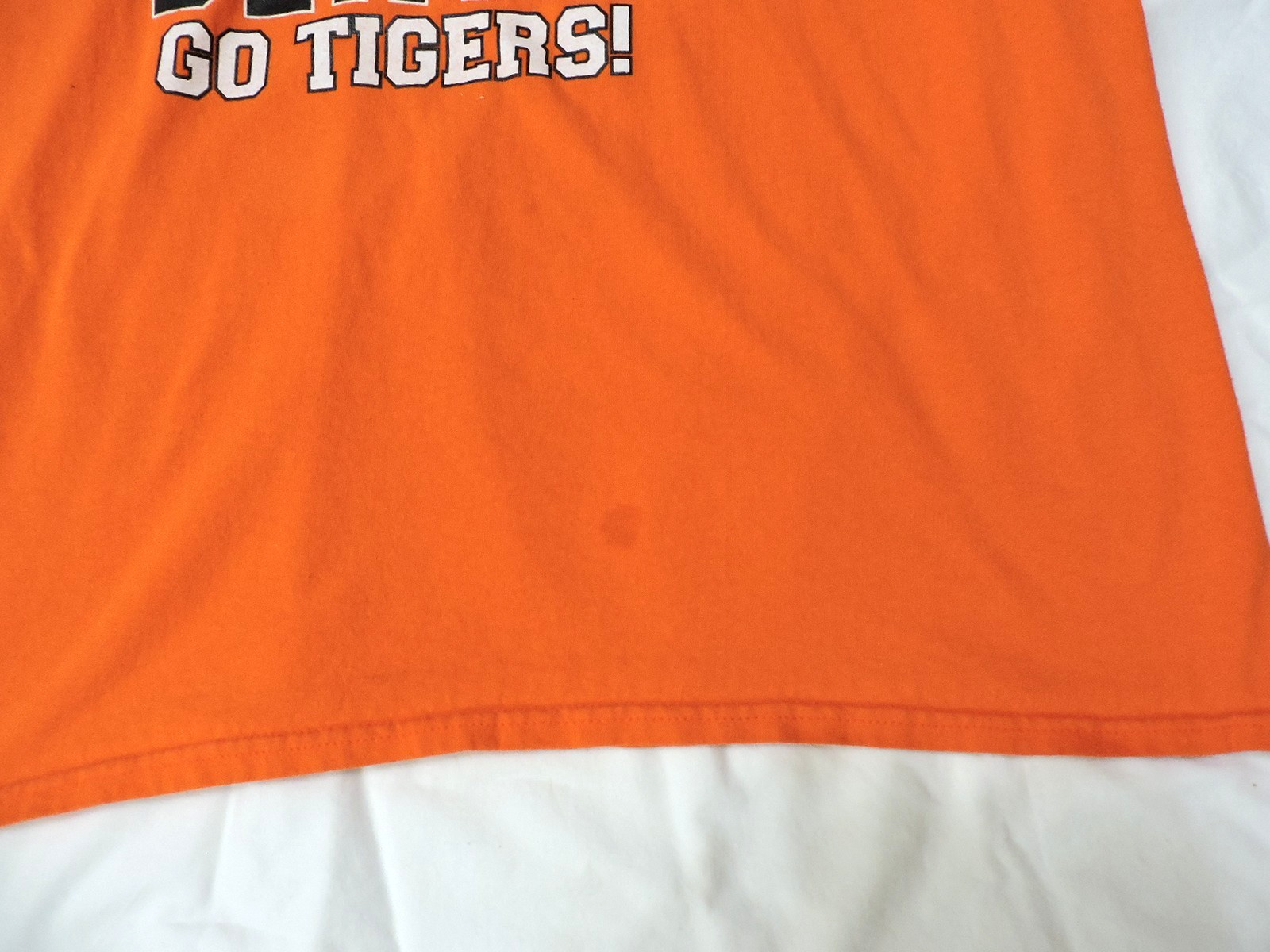 Tennessee Mens Orange and Black tshirt I Bleed Orange & Black Go Tigers SZ 3XL gallery