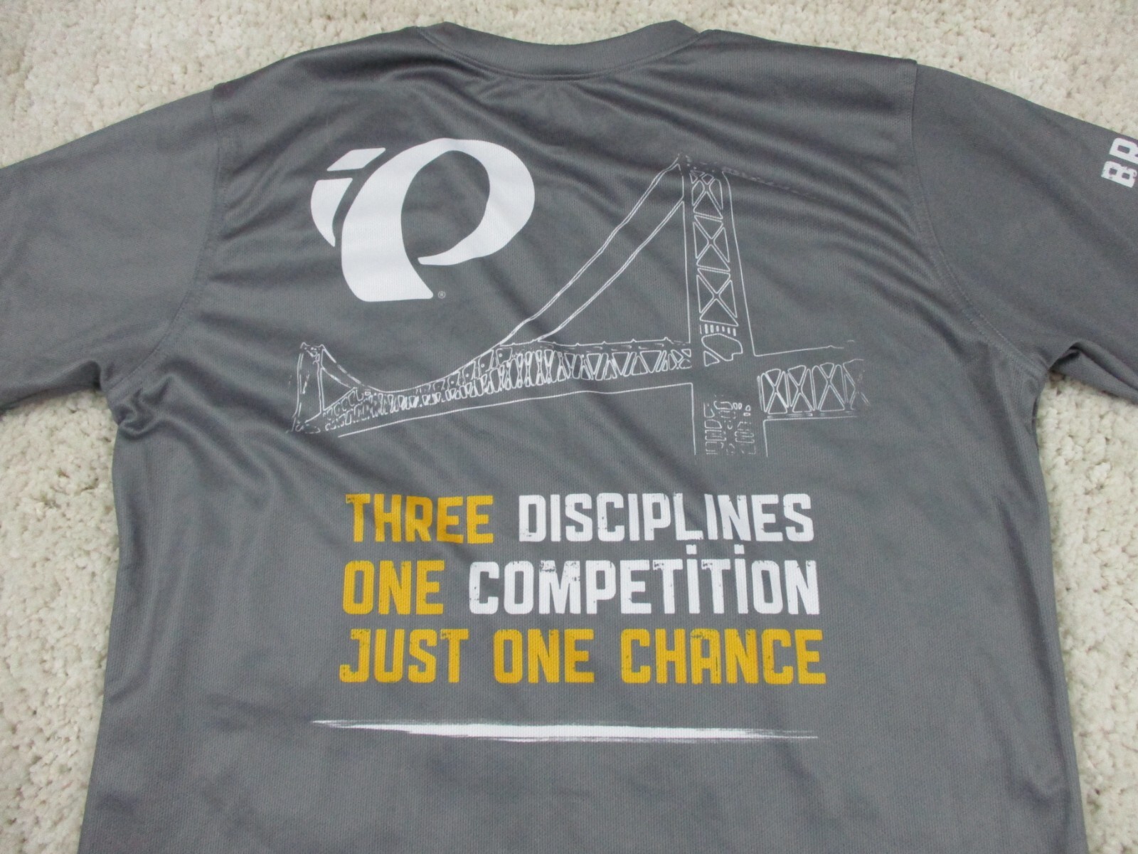 Pearl Izumi Shirt Adult Medium Gray Lightweight Cycling Bike 2014 Brazil iQ Mens gallery