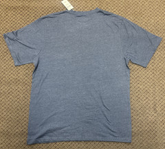 Bass Pro Shops Mens Large Blue Eagle American Flag Graphic T-Shirt