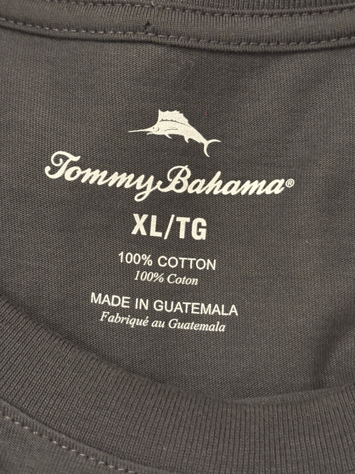 Tommy Bahamas T Shirt Golf Flag Long May It Wave Mens XL Travel Vacation Sports gallery