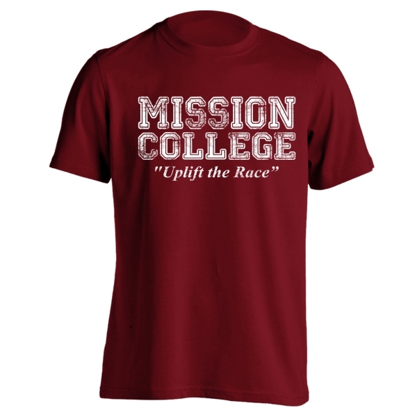 Mission College School Daze Retro 80S Movie Maroon Men's T-Shirt gallery