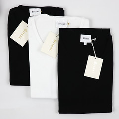 3pc Lot: BRIONI 2 Black 1 White Cotton Ribbed Tank Top Casual Under Shirt XS