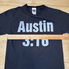 Authentic WWE STONE COLD Steve Austin 3:16 2018 T-shirt Size Small WWF Skull