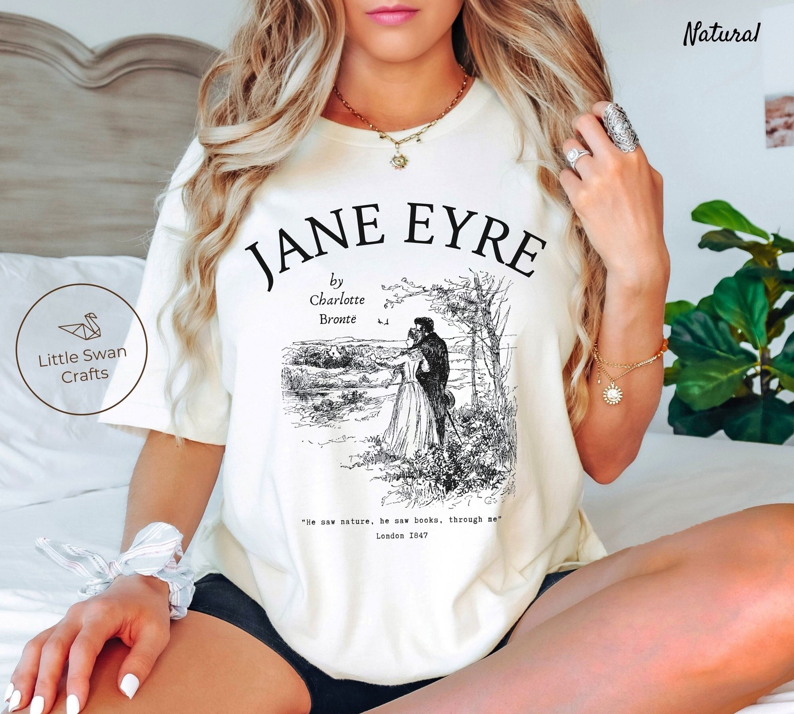 Jane Eyre Shirt Classic Novel Tee Literature Clothes Bookish Gift English Litera gallery