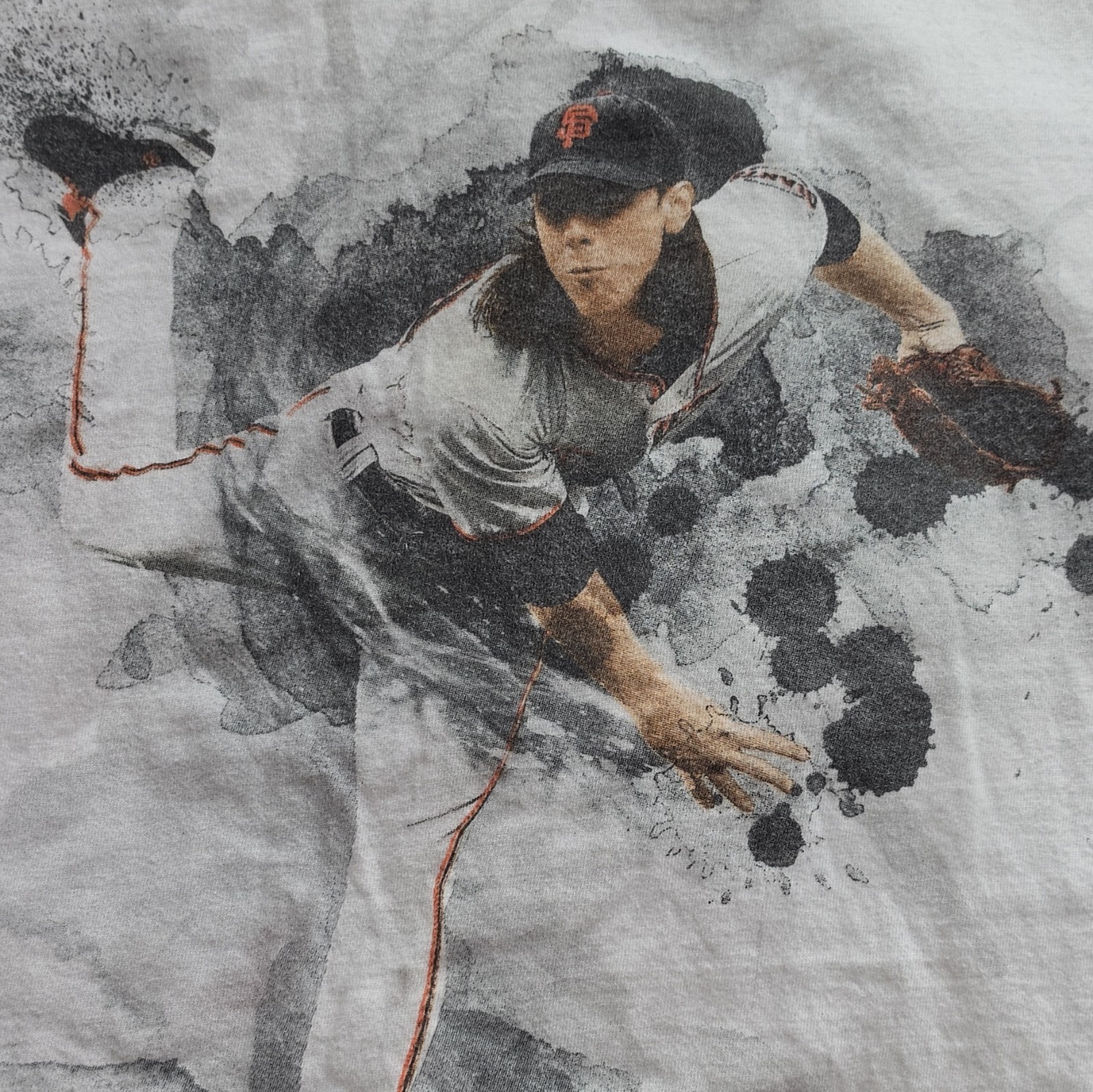 Nike Standard Fit SF Giants Baseball Pitcher Graphic T-Shirt White 2XL gallery