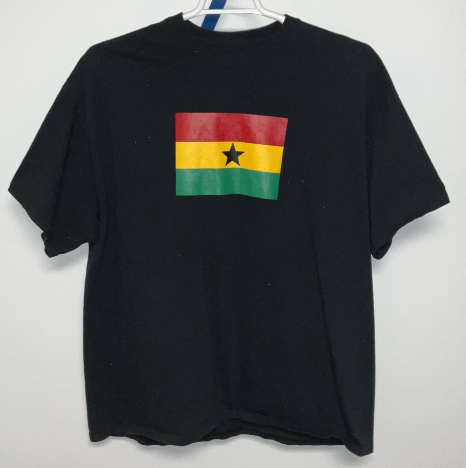 Ghana Short Sleeve T-Shirt Men's 2XL Black gallery