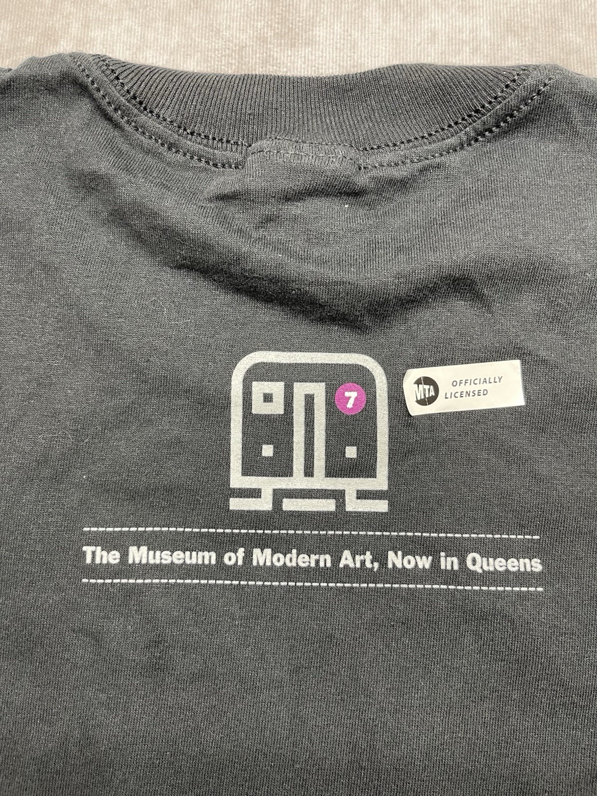NWT 2004 VTG MoMA QNS 7 Train T-Shirt XL Y2K Museum of Modern Art MTA NYC Subway gallery