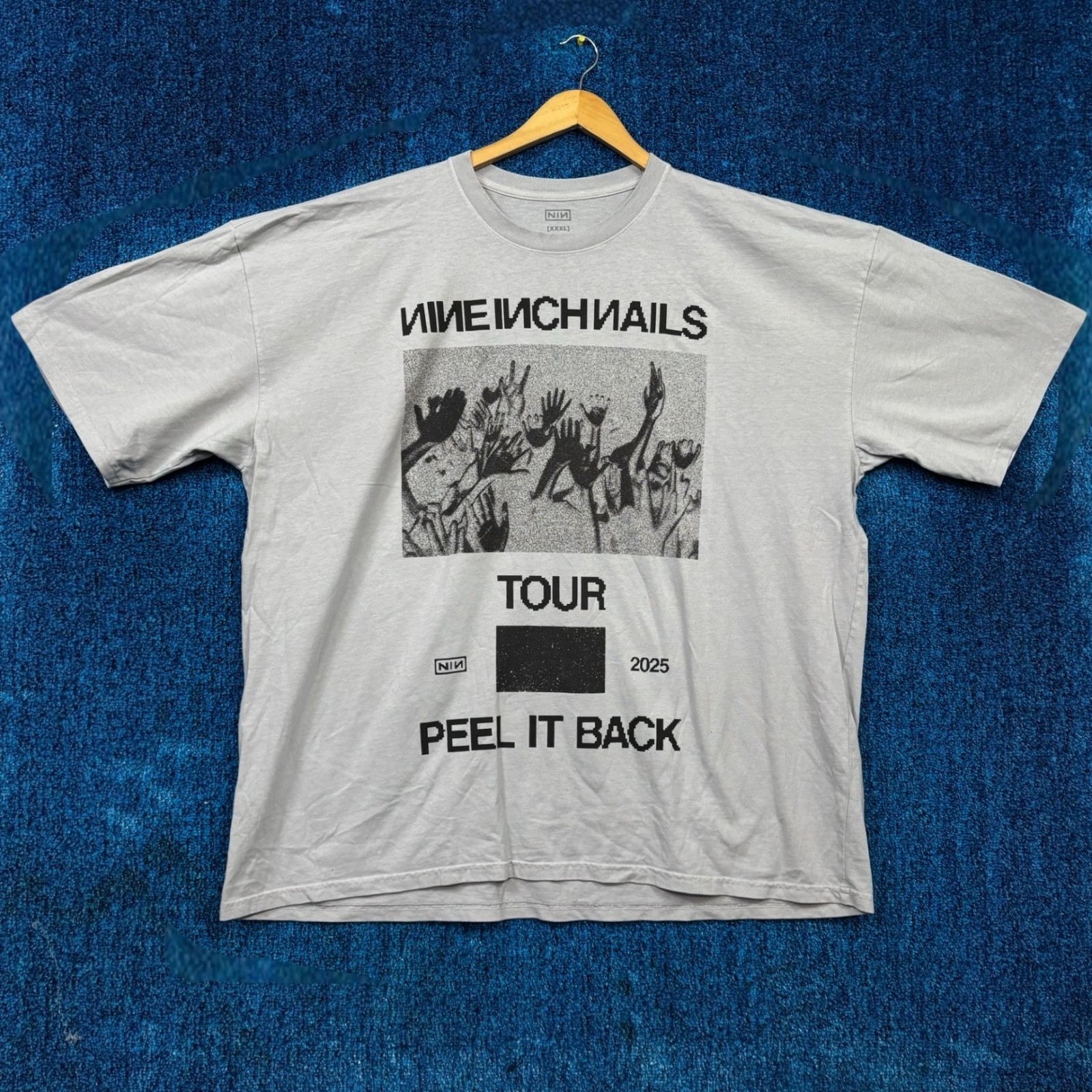 Nine Inch Nails Peel IT Back Rock T-Shirt Size XXXL