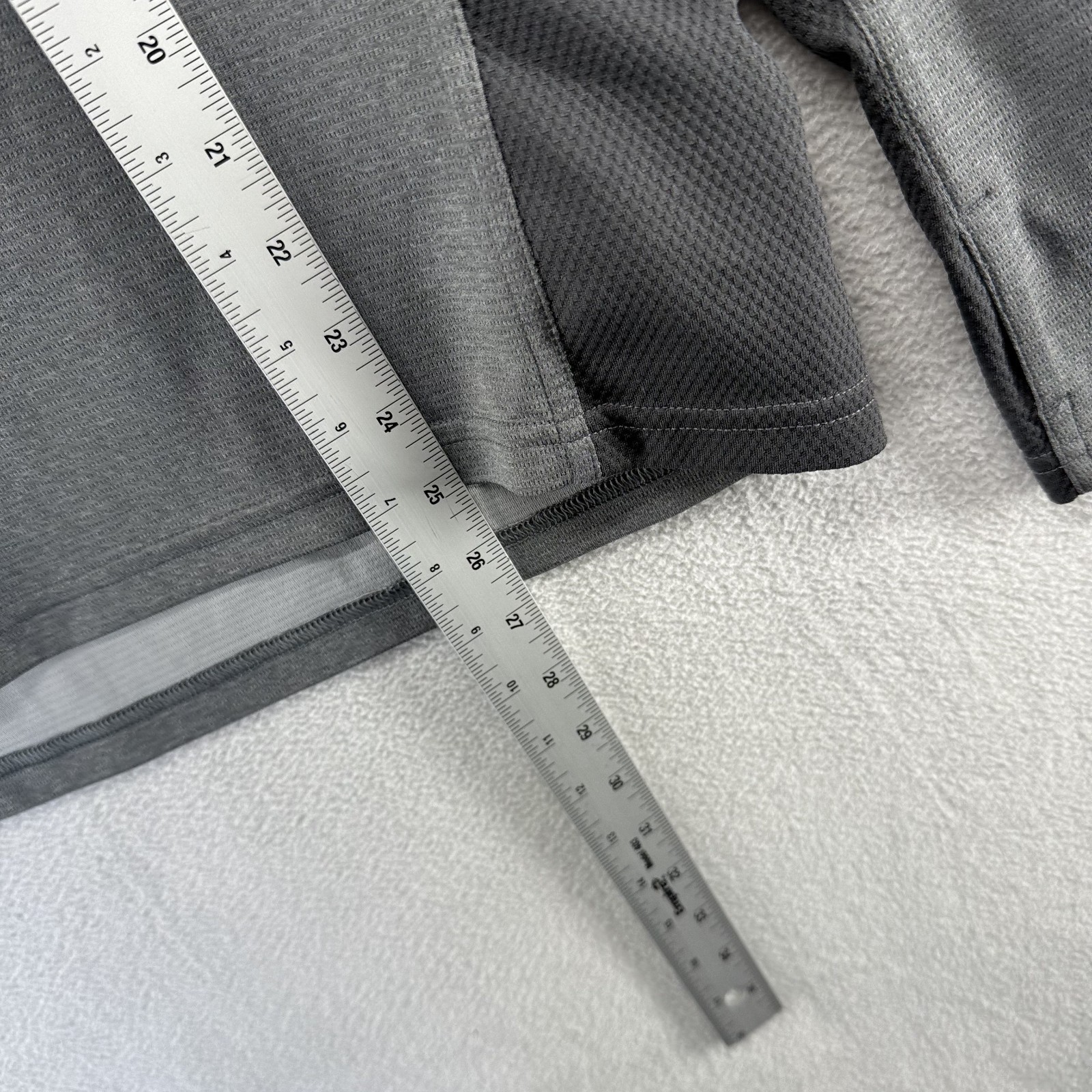 The North Face Half Zip Pullover Men's Medium Gray Flashdry Outdoor Running Logo gallery